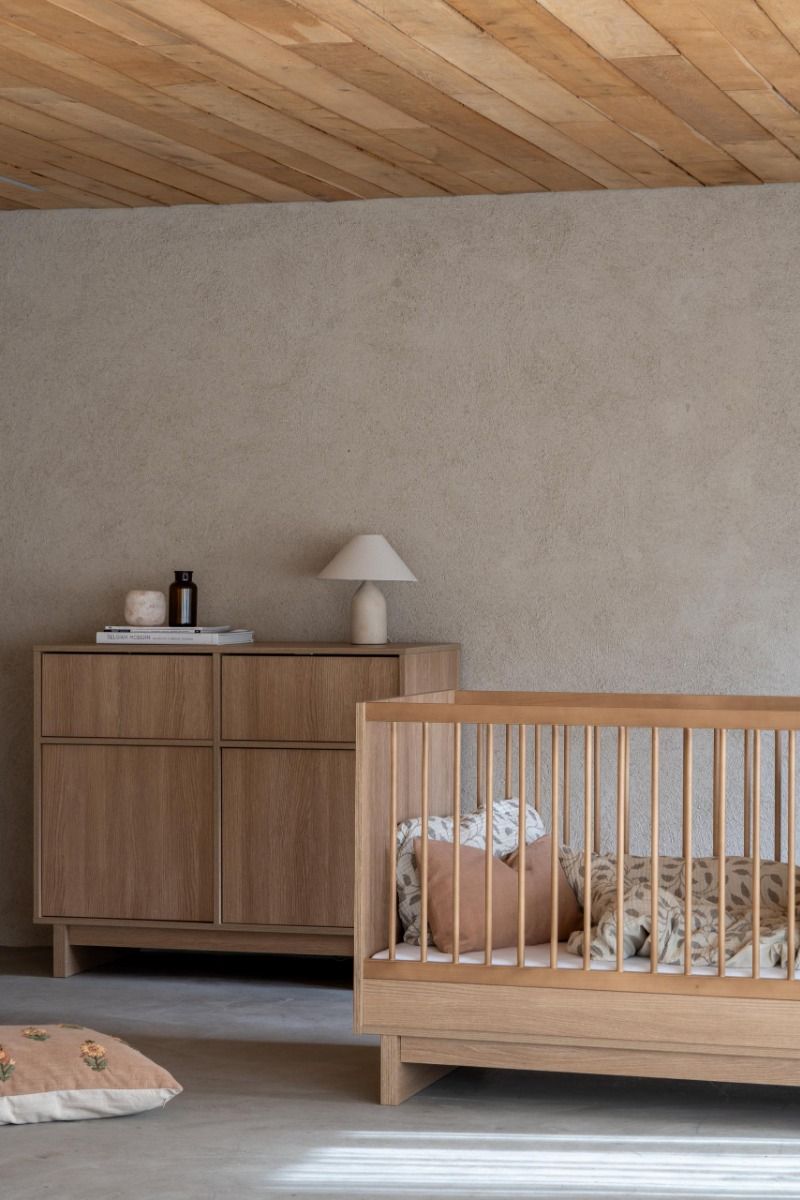Babykamer Quax Kyo Honey Ash 70x120 met 3-deurs kast null_12