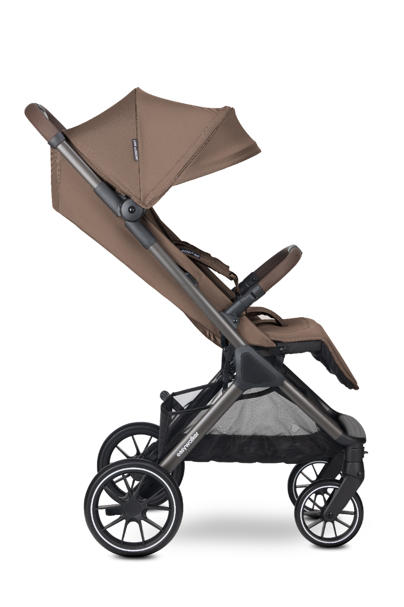Buggy Easywalker Jackey XL NXT Chestnut Brown Total Package Deal incl. Transporttas, Cupholder, Stuurtje & Zonnescherm null_4
