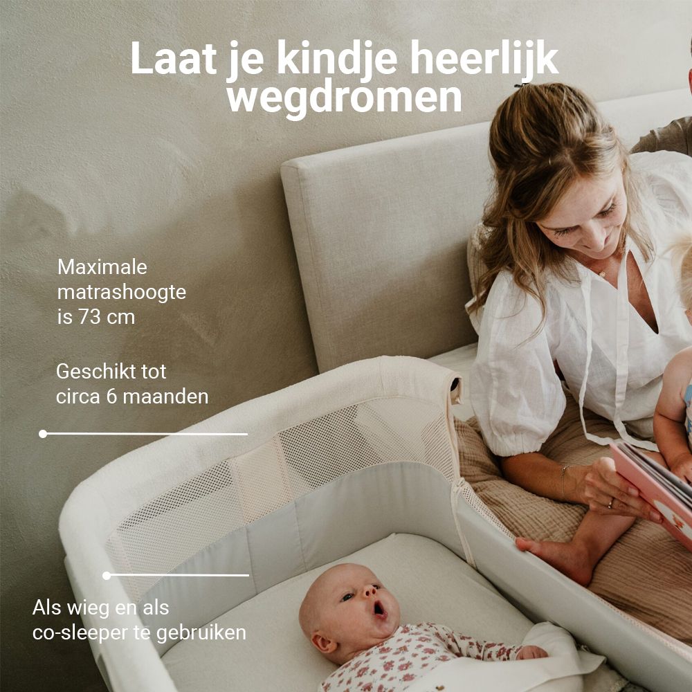 Co-Sleeper Novi Goodnight Premium Walnut/Timeless Taupe null_5