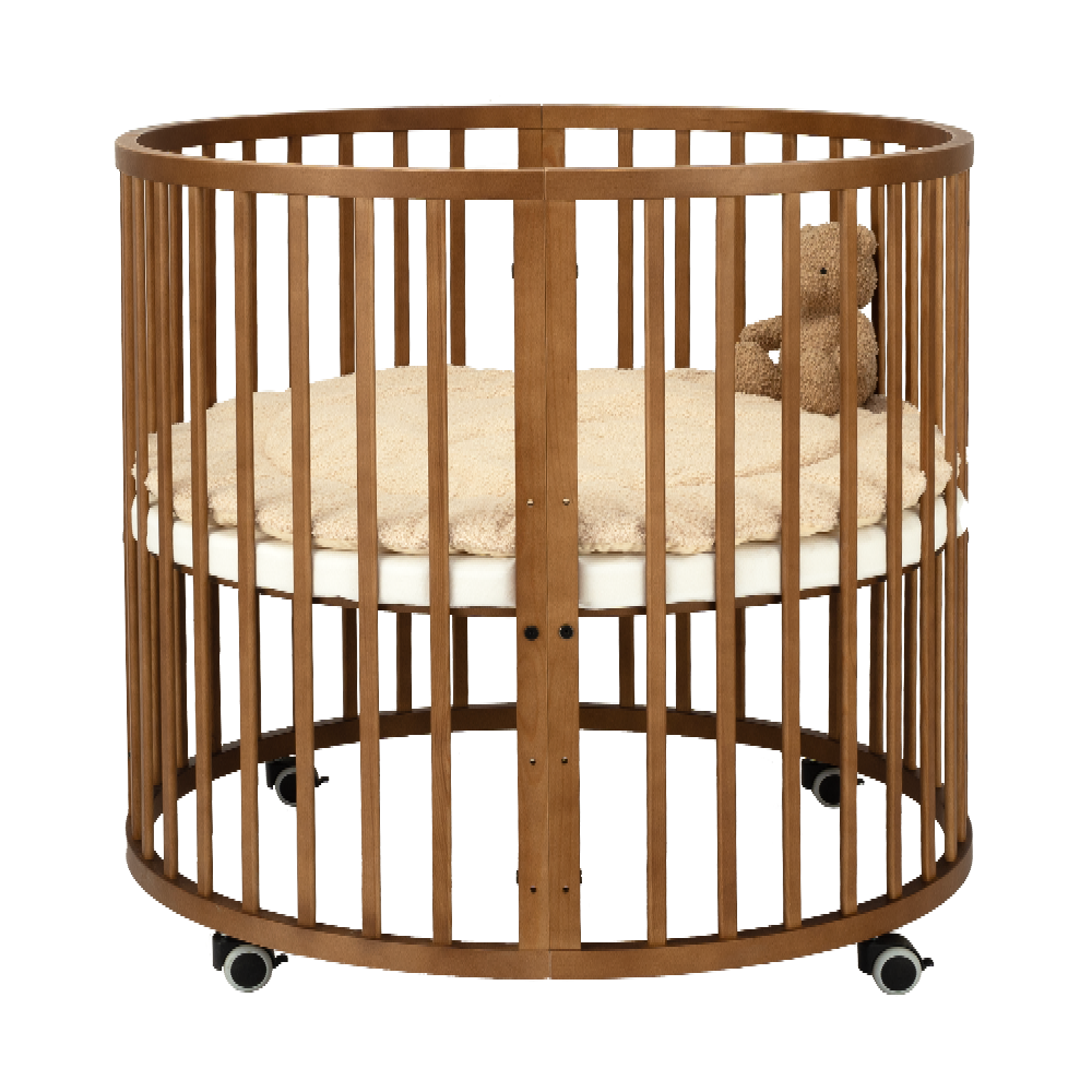 Box Novi Mila Rond Walnut Total Package Deal incl. Boxaccessoires, Kinderstoel & Stoelverkeiner null_4