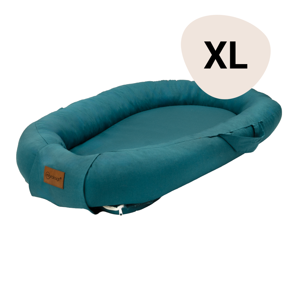Set Boxkleed + Babynest XL MorDesign Deep Teal null_5