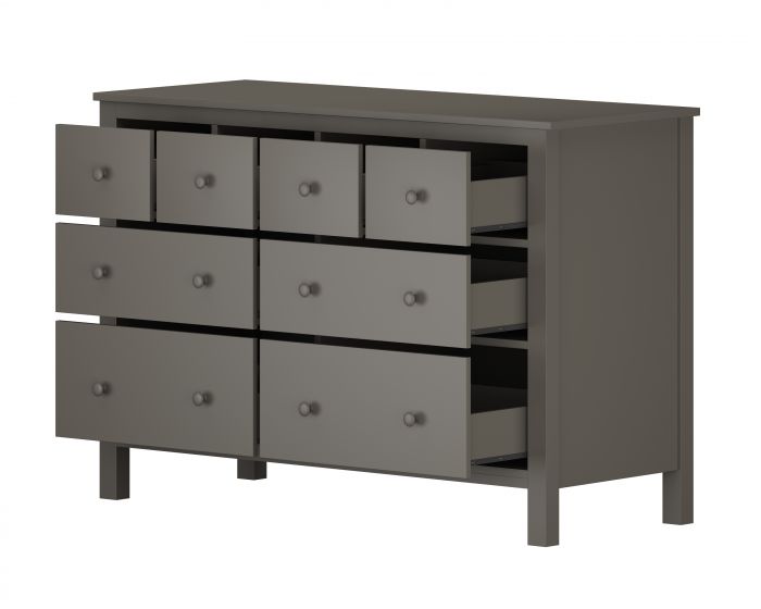 Babykamer (Meegroeiledikant Florine Walnut 70x140 + XL-Commode Bretagne Chocolate) null_12