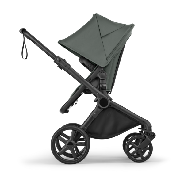 Kinderwagen Bugaboo Cub Black/Forest Green met Autostoel Jacky Pro 360° V2, Base & Adapterset null_7