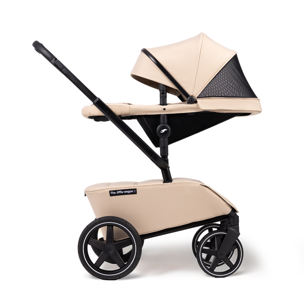 Kinderwagen The Jiffle V2 Clay met Autostoel Cybex Cloud G3, Base, Adapterset & Bolderkar- en Duozitje null_24