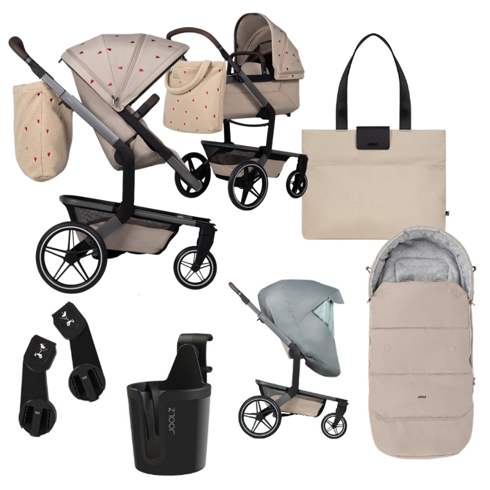 Kinderwagen Joolz x Studio Noos Day5 Sandy Taupe Essentials incl. Zonnekap & Tas null_1
