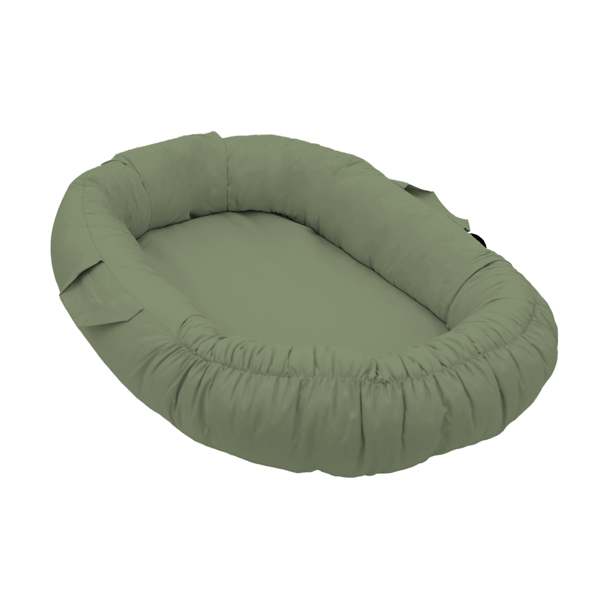 Set Boxkleed Rond + Babynest XL MorDesign Forest Green null_7
