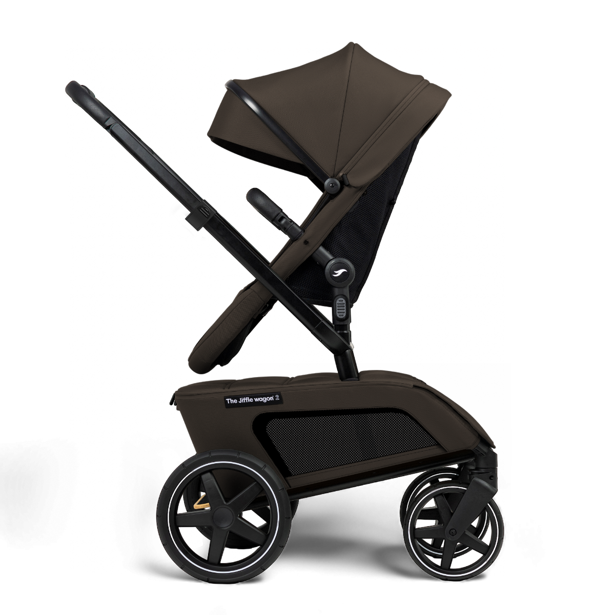 Set | Kinderwagen The Jiffle Wagon 2+ Plus Oak Incl. Autostoel Novi Baby Joy Pro 360 & Base null_8