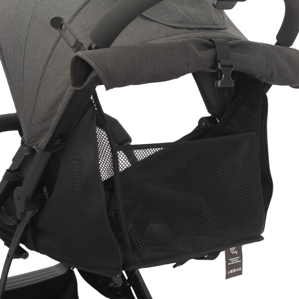Buggy Novi Travel Go Black Melange met Voetenzak null_4