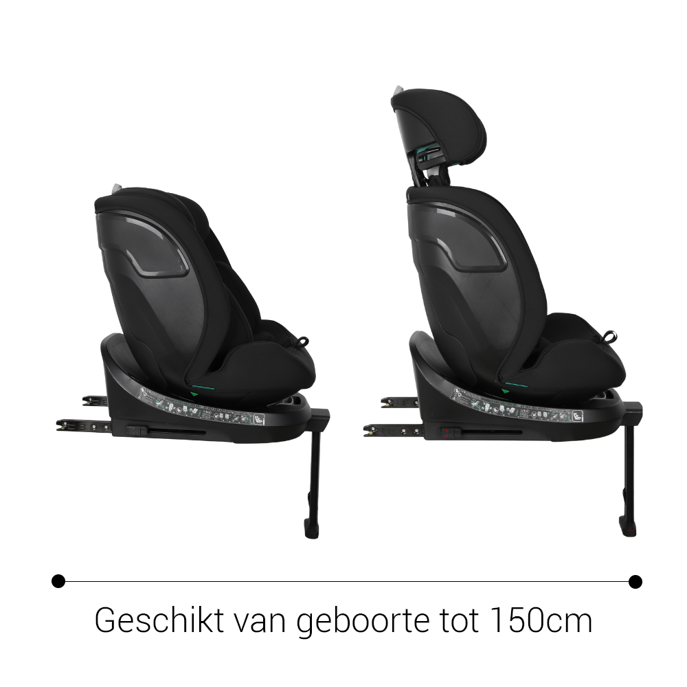 Set | 2x Autostoel Novi David 3.0 Premium I-Size 360° All Black null_4