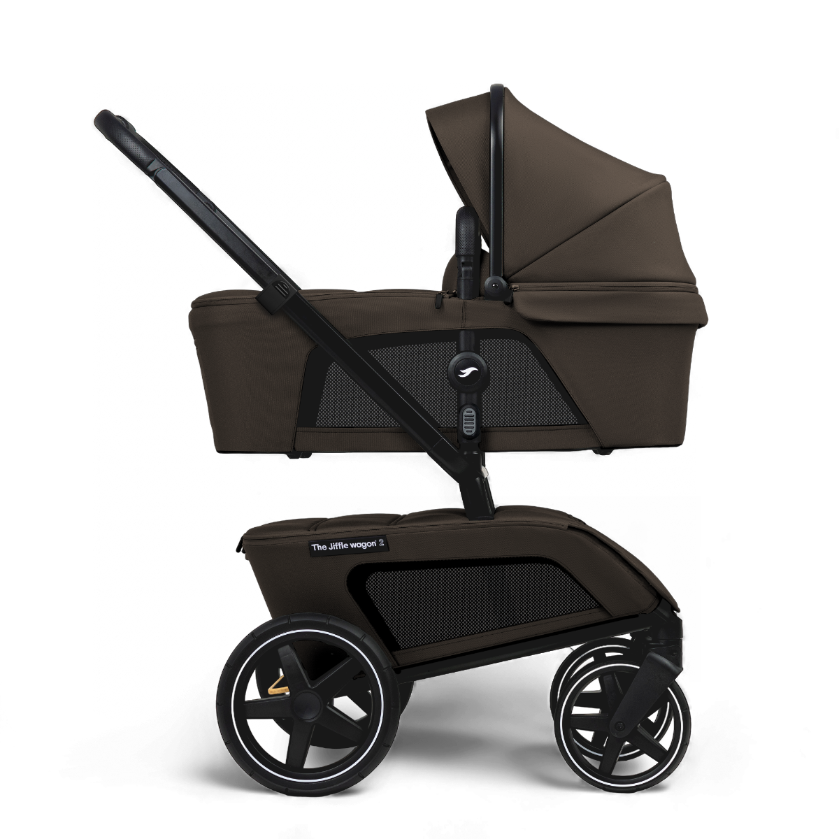 Set | Kinderwagen The Jiffle Wagon 2+ Plus Oak + Autostoel Pebble 360 Pro2 en Slide Tech Base + Accessoires null_2