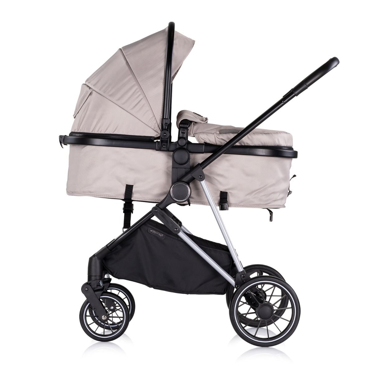 Kinderwagen Chipolino Aura Tiramisu Total Package Deal incl. Autostoel, Base & Campingbed null_8