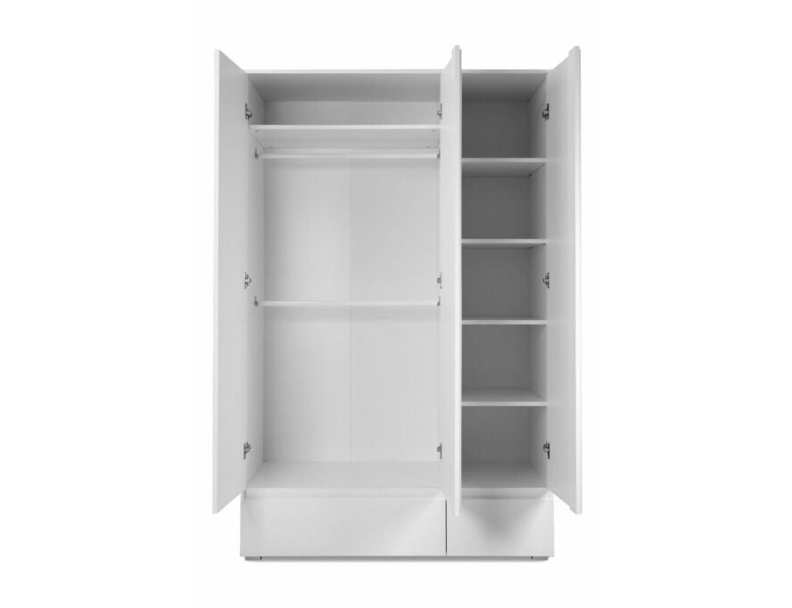 Babykamer Finori Image Wit 3-Deurskast + Meegroei Ledikant Colorfull Home Lois V2 null_21