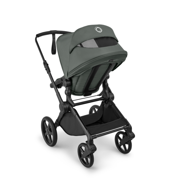 Kinderwagen Bugaboo Cub Black/Forest Green met Autostoel Joy Pro Glide 360°, Base & Adapterset null_9