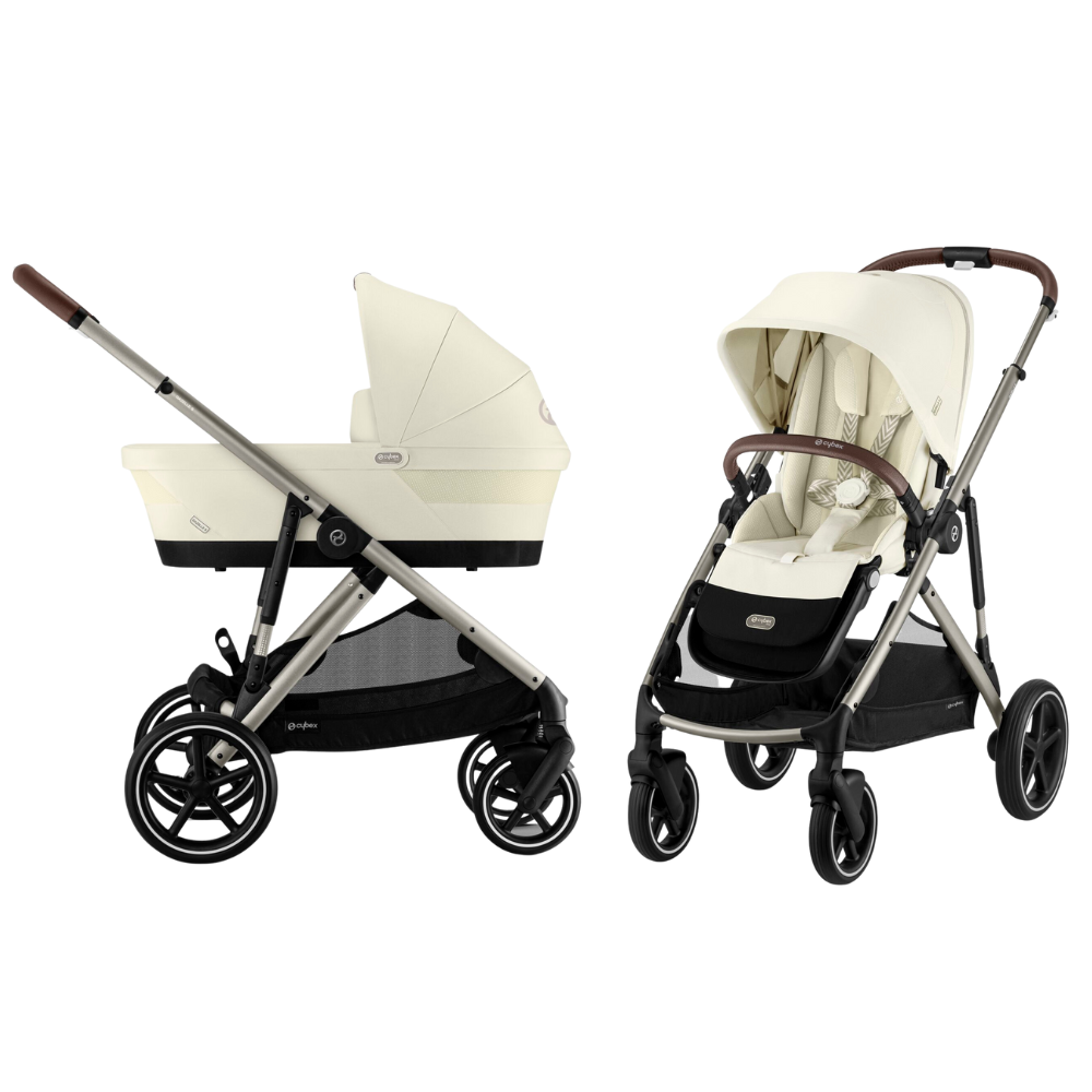 Kinderwagen Cybex Gazelle S Seashell Beige/Light Beige - Taupe Frame null_1
