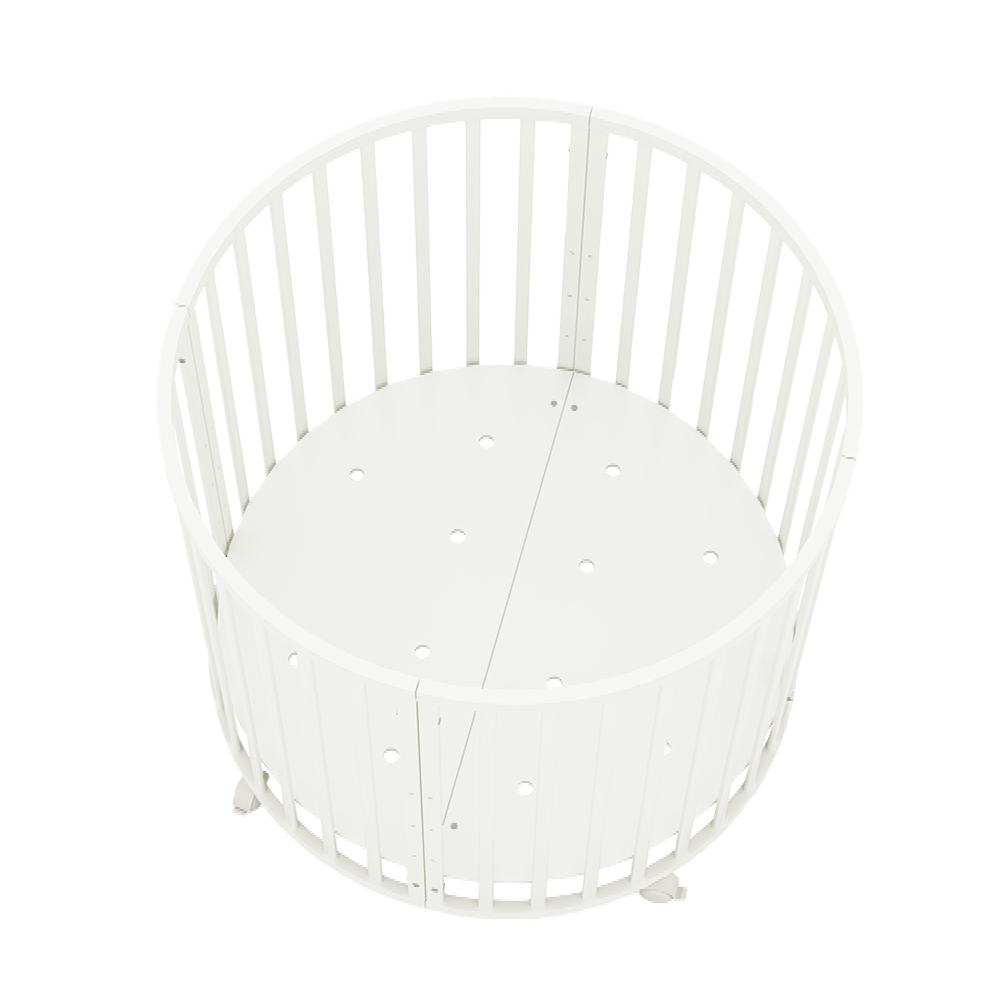 Set | Box Novi Mila Rond White Incl. Boxmatras en Boxkleed null_7