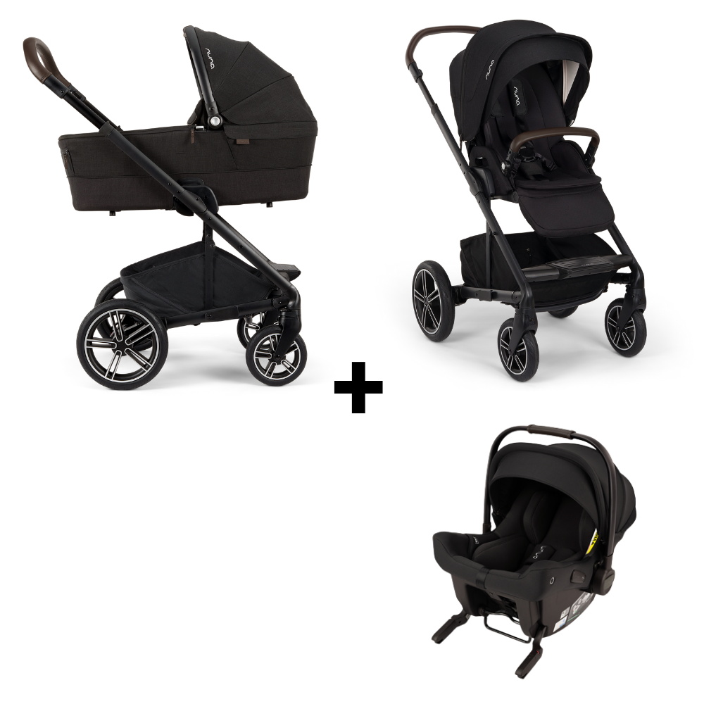 Kinderwagen Nuna MIXX Next V2 Caviar + Autostoel Nuna Pipa Urbn Caviar null_1