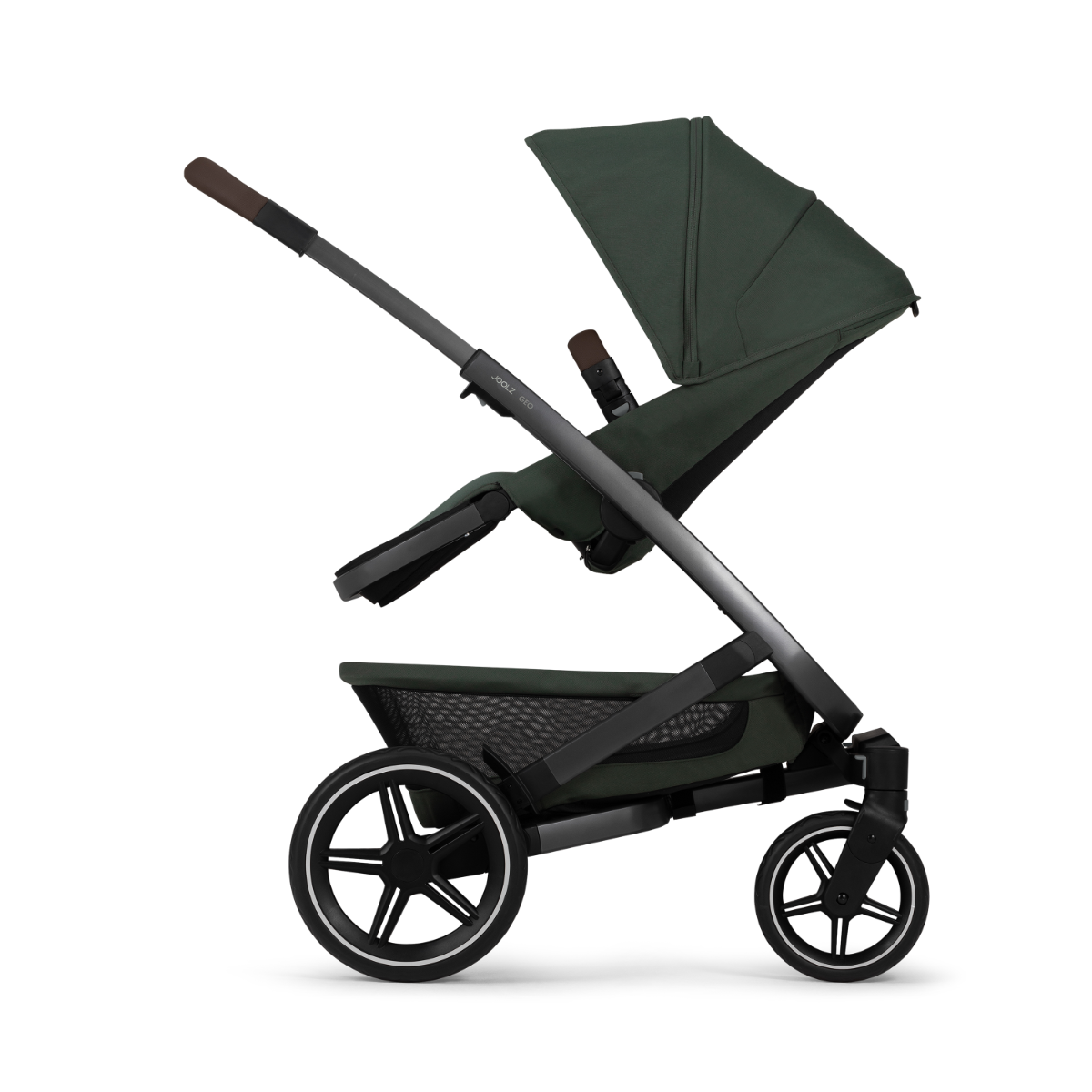 Kinderwagen Joolz Geo³ Forest Green + Autostoel Joy Pro Glide 360° & Base & Adapterset null_10