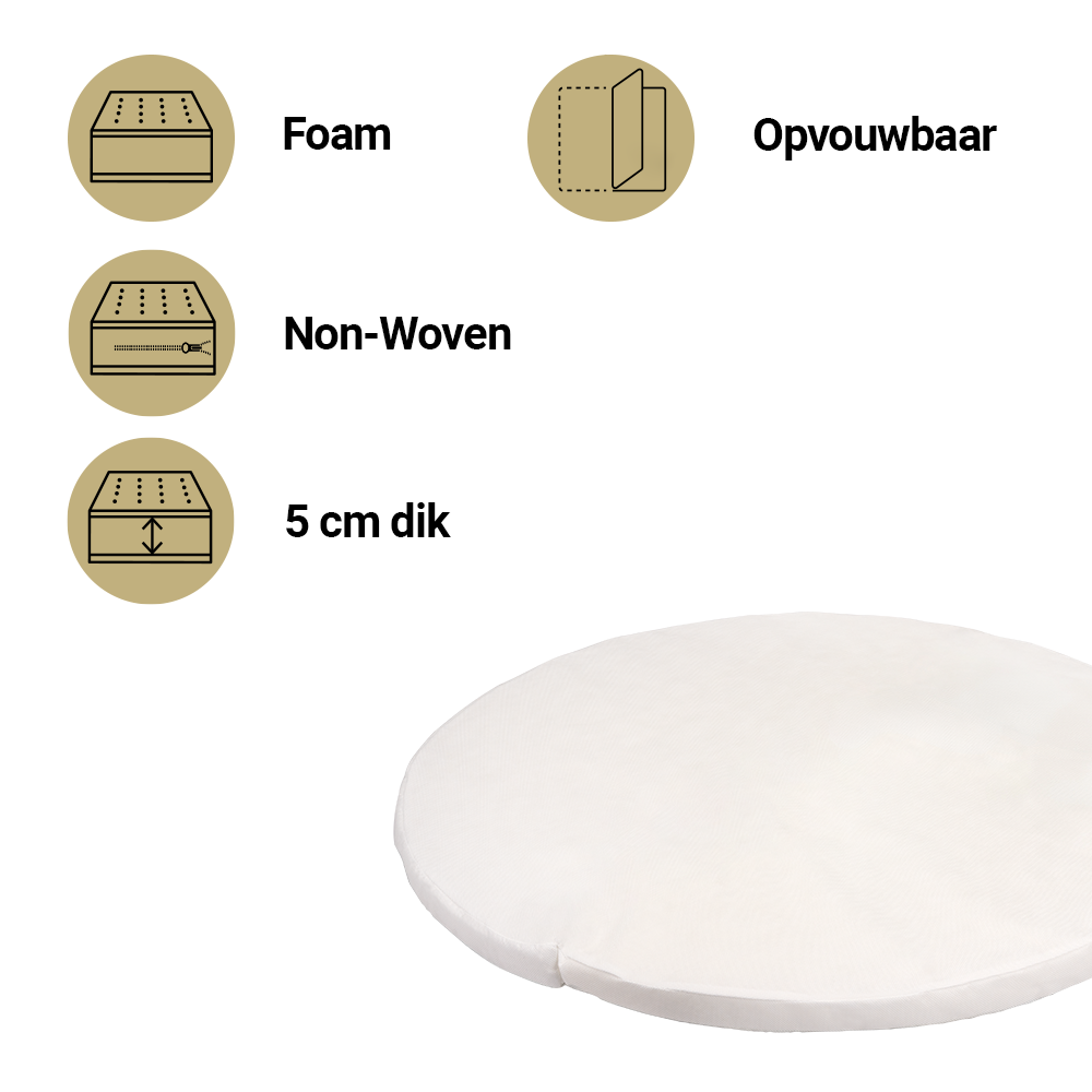 Set | Box Novi Mila Rond BonBon Incl. Boxmatras, Boxkleed en Babynest null_10
