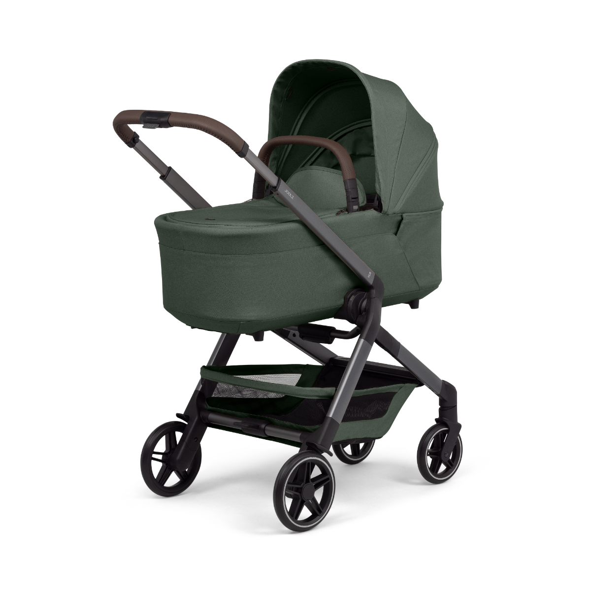 Kinderwagen Joolz Hub2 Forest Green + Autostoel Jacky Pro 360° V2 & Base & Adapterset null_4