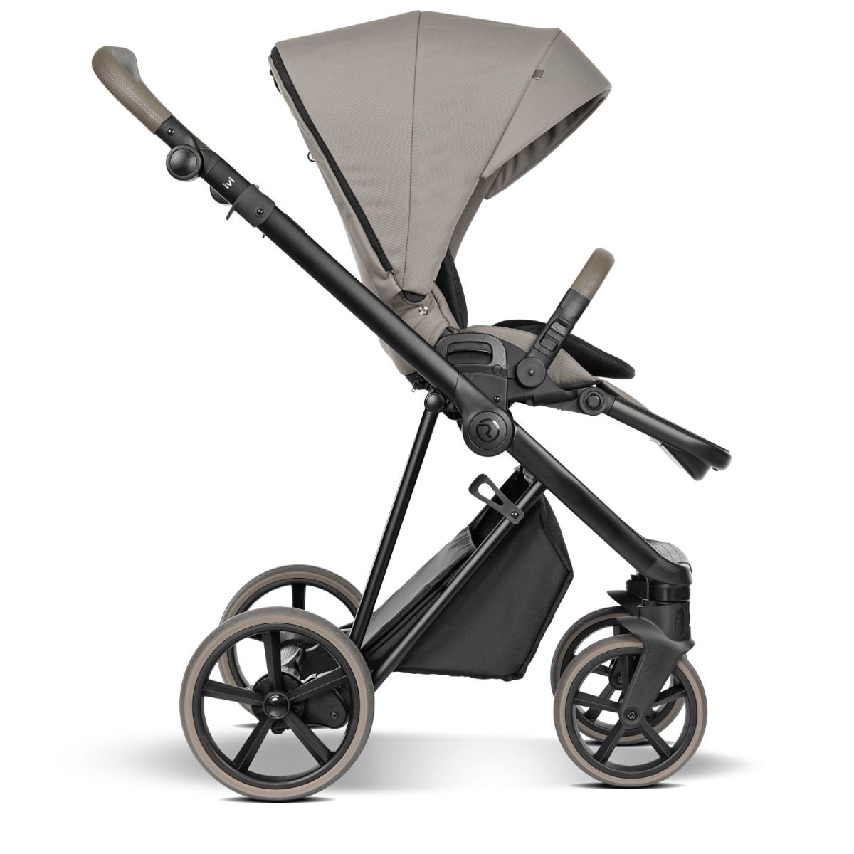 Kinderwagen ROAN IVI 2.0 Vintage Hazel met Autostoel Joy Glide 360° & Base en Adapterset null_4