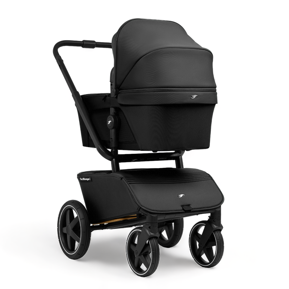 Kinderwagen The Jiffle V2 Black met Autostoel Cybex Cloud G3, Base, Adapterset & Bolderkar- en Duozitje null_8