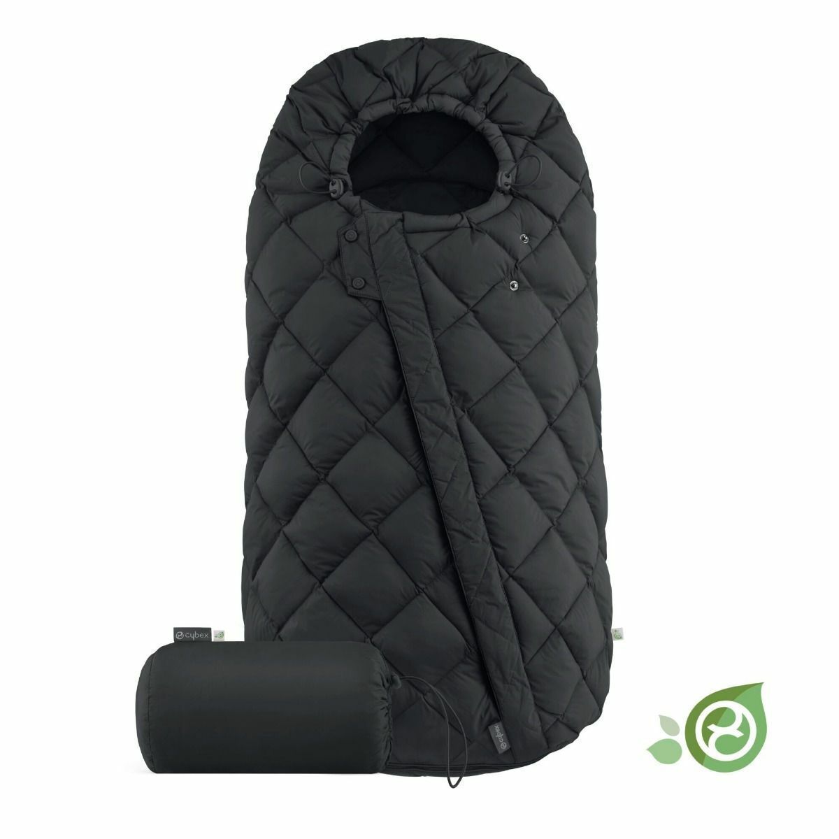 Kinderwagen Cybex Eos Basic Moon Black met Autostoel Aton B2 en Adapterset & Voetenzak null_6