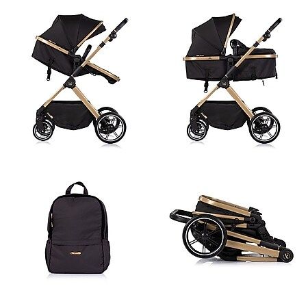 Kinderwagen Chipolino Pearl Noir + Autostoel Chipolino Pearl null_17