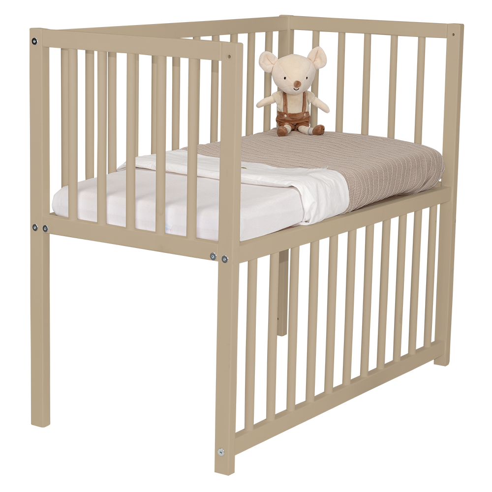 Co-Sleeper Colorfull Home Dewi Linea Classic Open Taupe null_1
