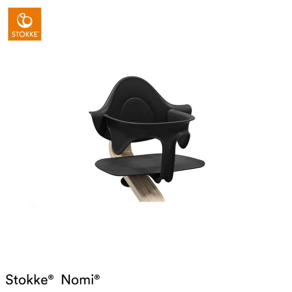 Set Compleet | Kinderstoel Stokke® Nomi Black/Natural incl. Newbornset en Eetblad + Babyset null_4