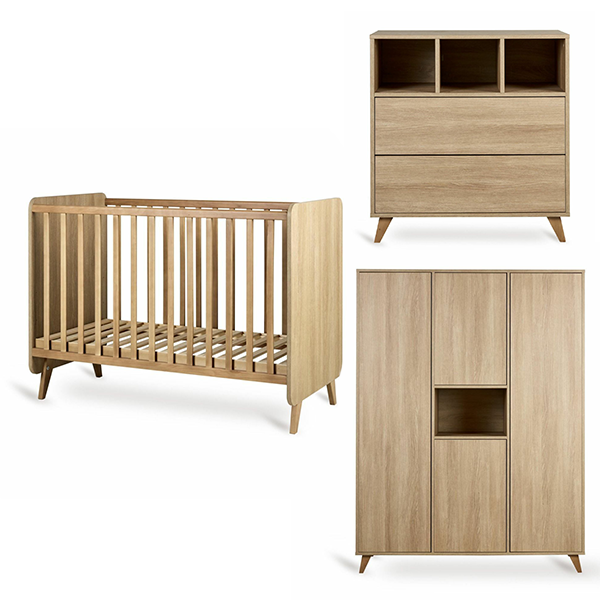 Babykamer Quax Loft Honey Ash (3-deurs) null_1