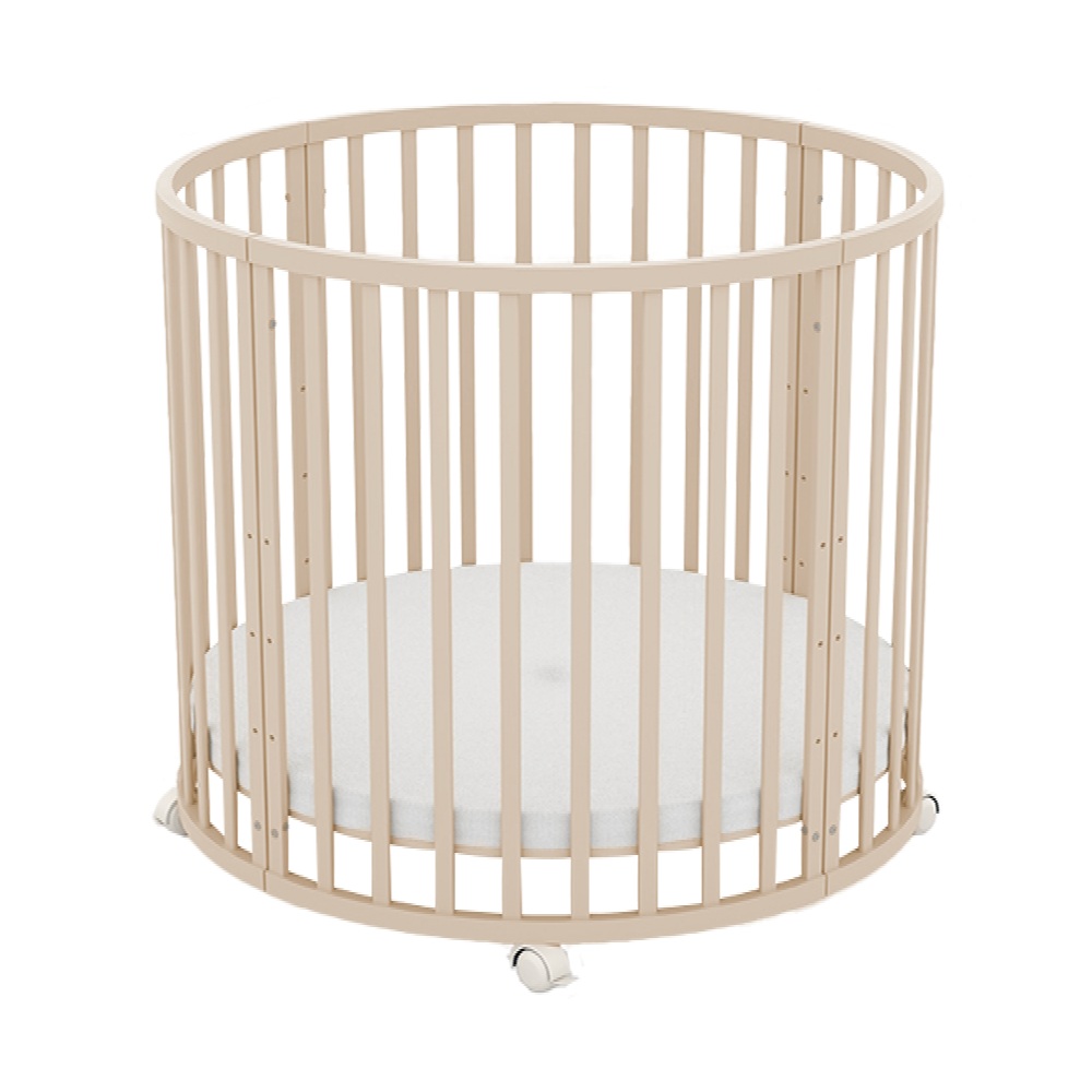 Box Novi Mila Rond Sand Total Package Deal incl. Boxaccessoires, Kinderstoel, Babyset & Stoelverkleiner null_9