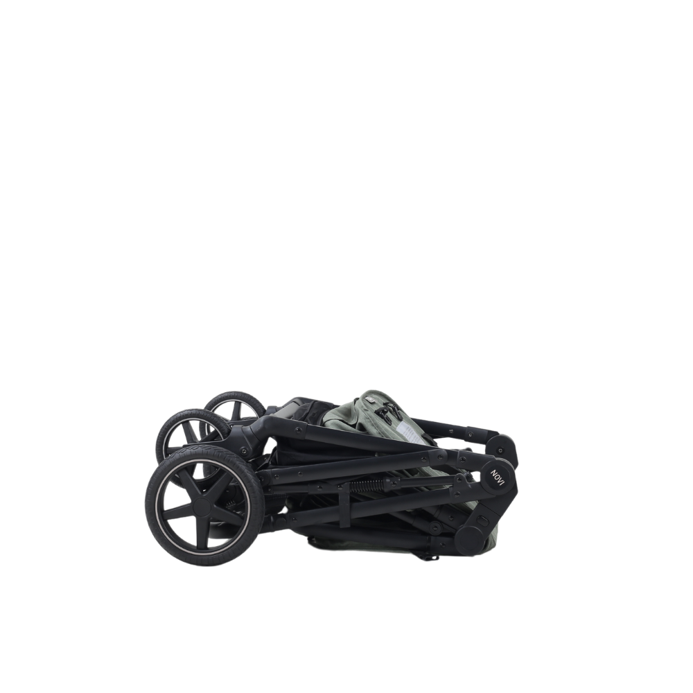 Kinderwagen Novi Jaxx V2 4-in-1 Green Melange met Isofixbase null_20