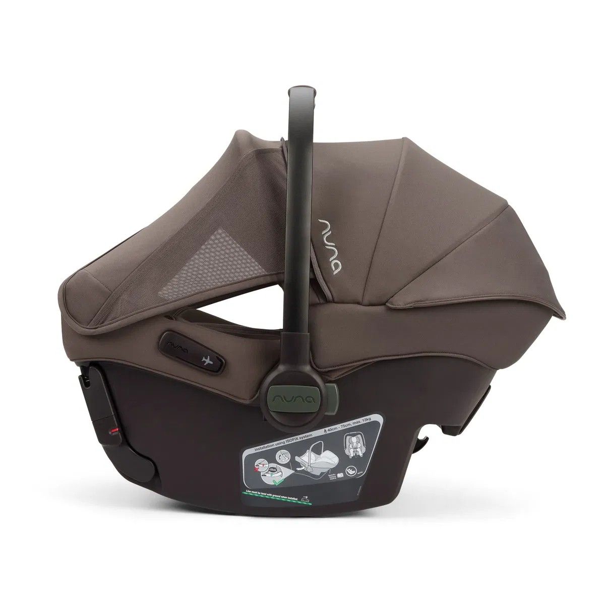 Kinderwagen Nuna DEMI Next Chestnut met meerijdplankje + Autostoel Nuna Pipa Urbn Chestnut null_22