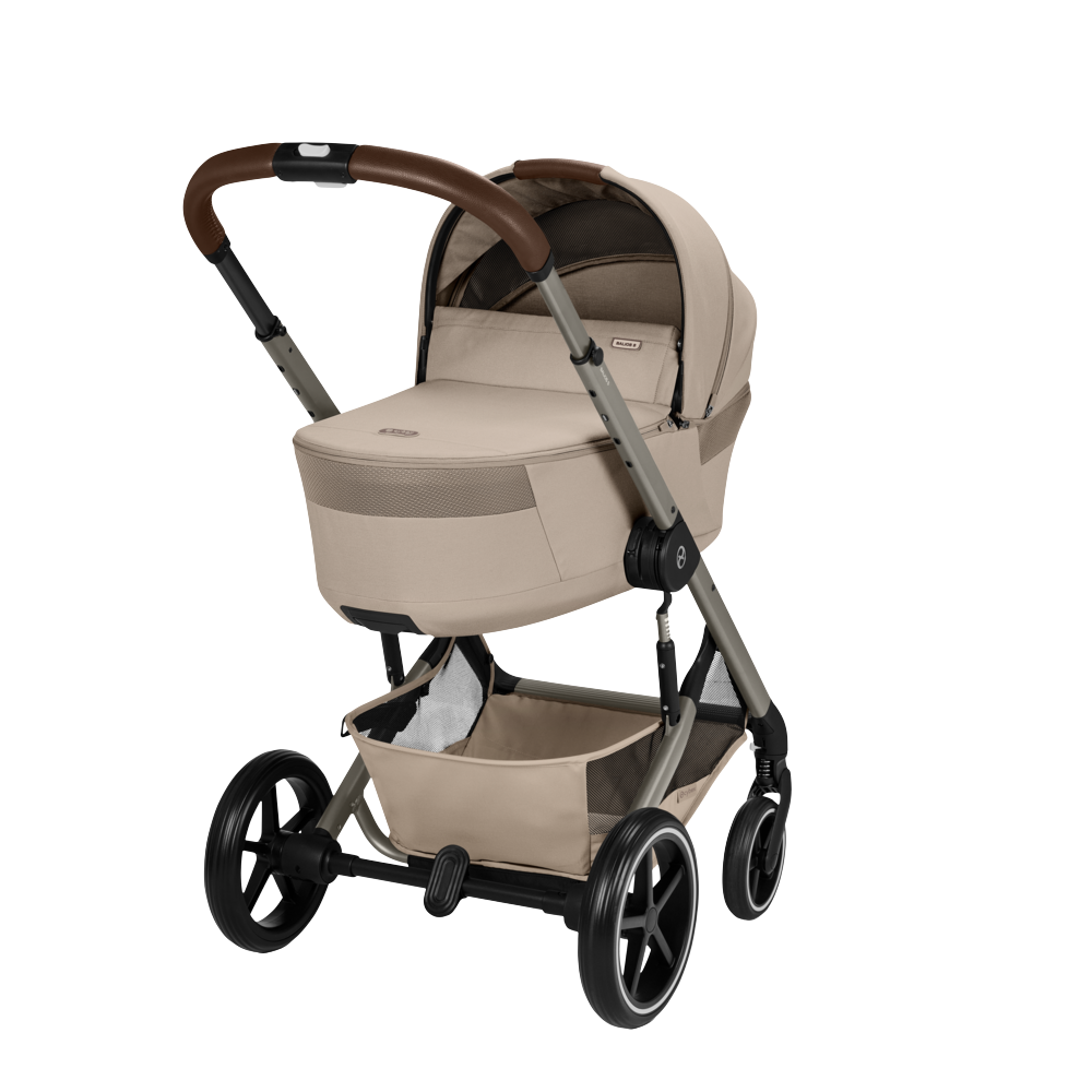 Kinderwagen Balios S Lux BLK Almond Beige/Beige incl. CarryCot Foldable + Autostoel Cloud G3 I-Size PLUS, Base G3 & Adapterset null_3