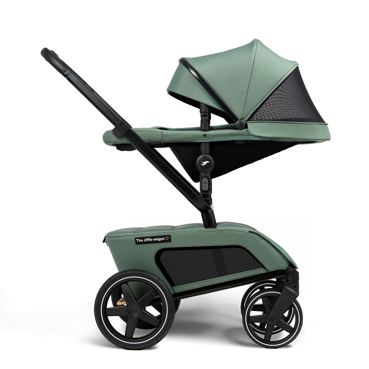 Kinderwagen The Jiffle Wagon 2+ Plus Pine + Autostoel Pebble 360 Pro2 en Slide Tech Base + Accessoires null_14