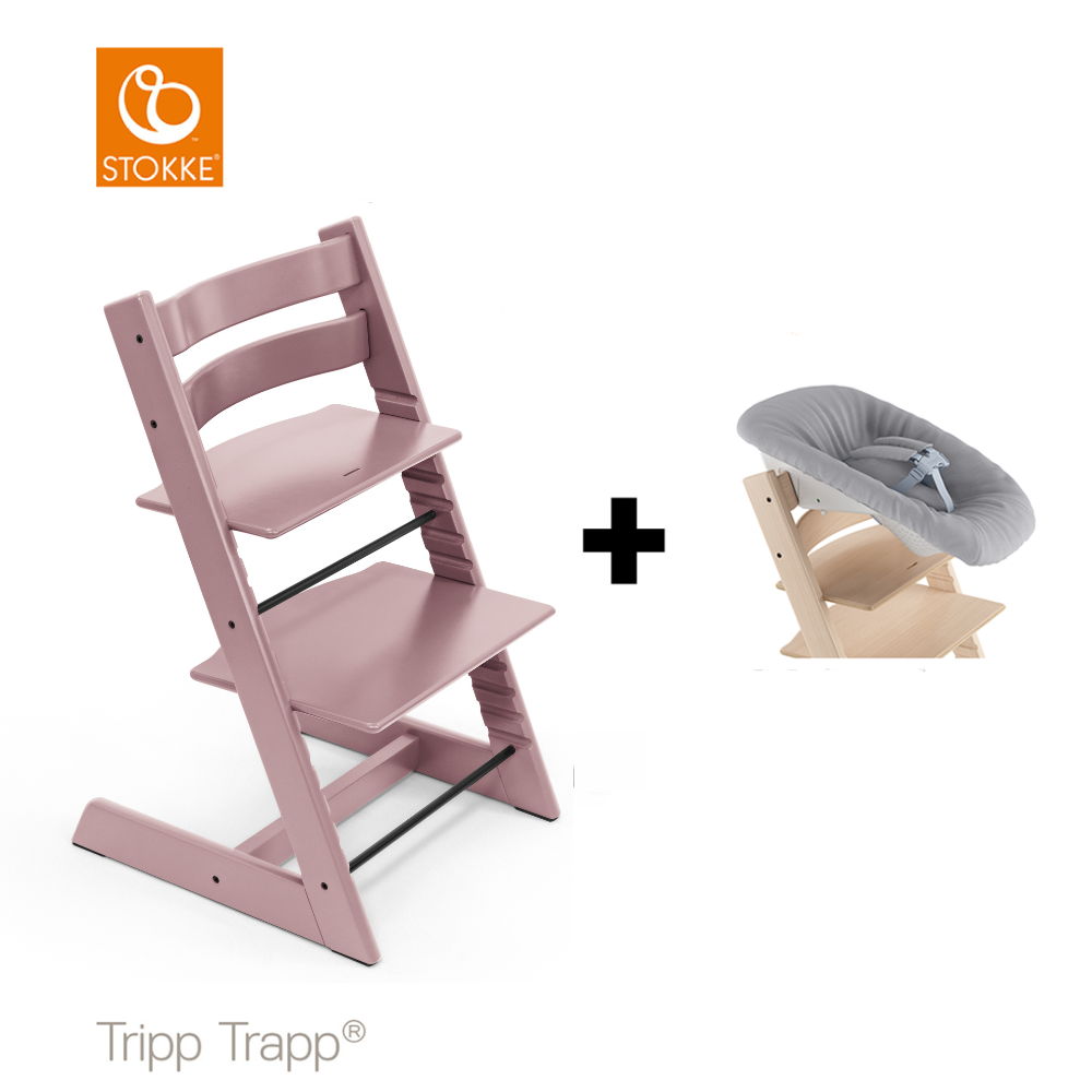 Kinderstoel Stokke® Tripp Trapp® Heather Mauve met Newbornset null_1