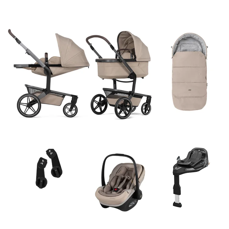 Kinderwagen Joolz Day5 Sandy Taupe + Autostoel Joolz x Maxi-Cosi + Base & Accessoires null_1