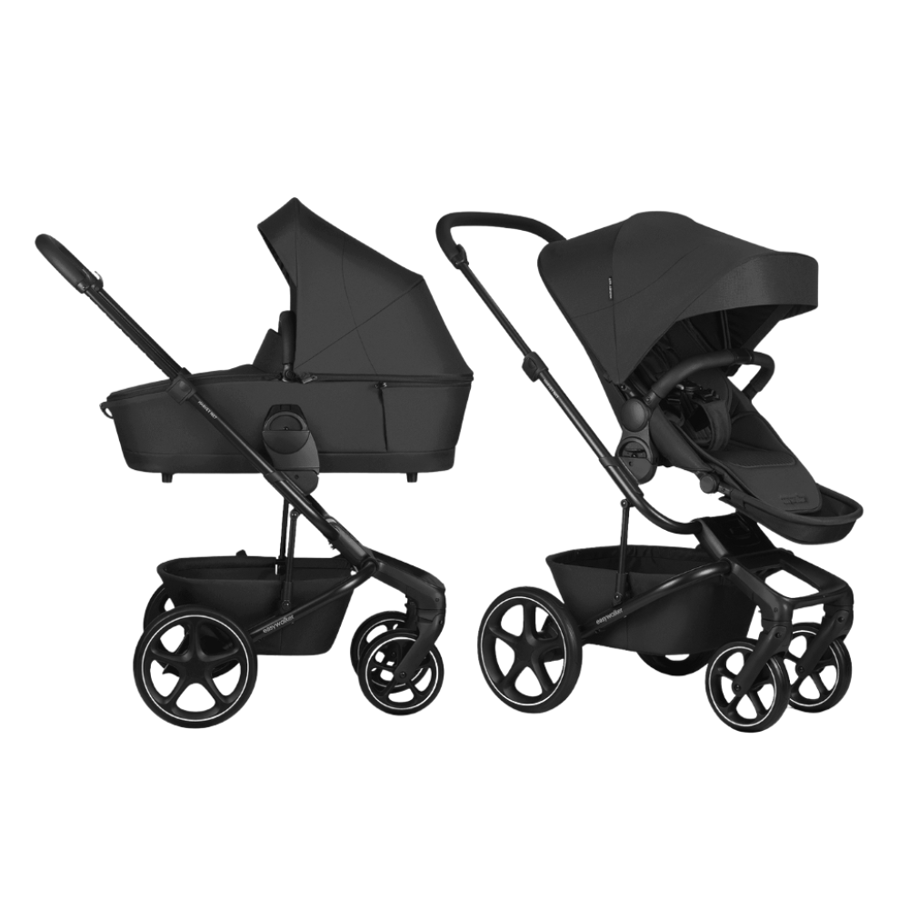 Kinderwagen Easywalker Harvey NXT Eclipse Black Total Package Deal incl. Autostoel, Base, Kinderstoel & Co-Sleeper null_2
