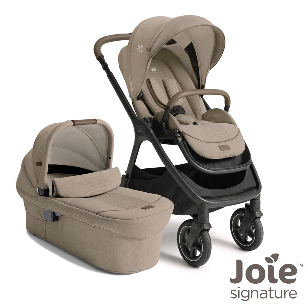 Kinderwagen Joie Signature Finiti Sandstone met Autostoel I-Snug I-Size Raven & Base null_4