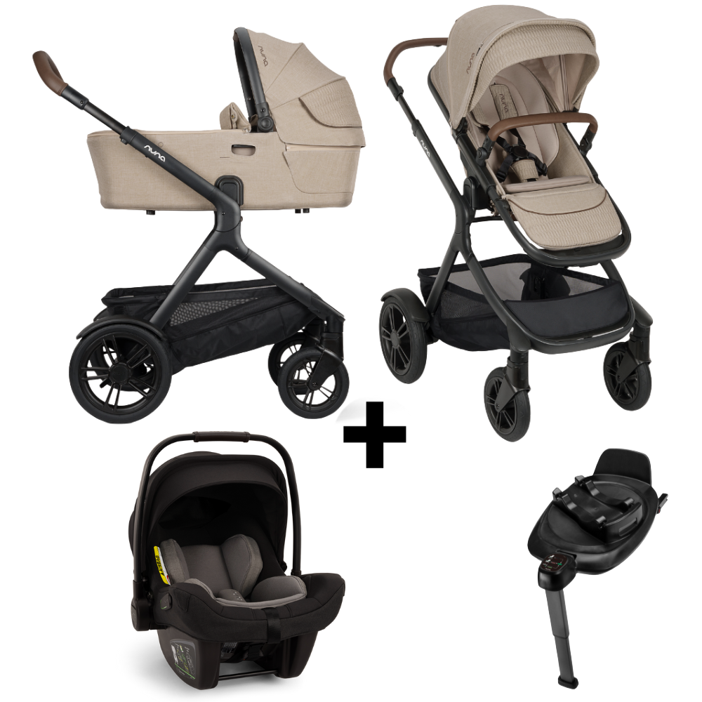 Kinderwagen Nuna DEMI Next Cosmopolitan met meerijdplankje + Autostoel Nuna PIPA Next Caviar & Base Nuna 360 System null_1