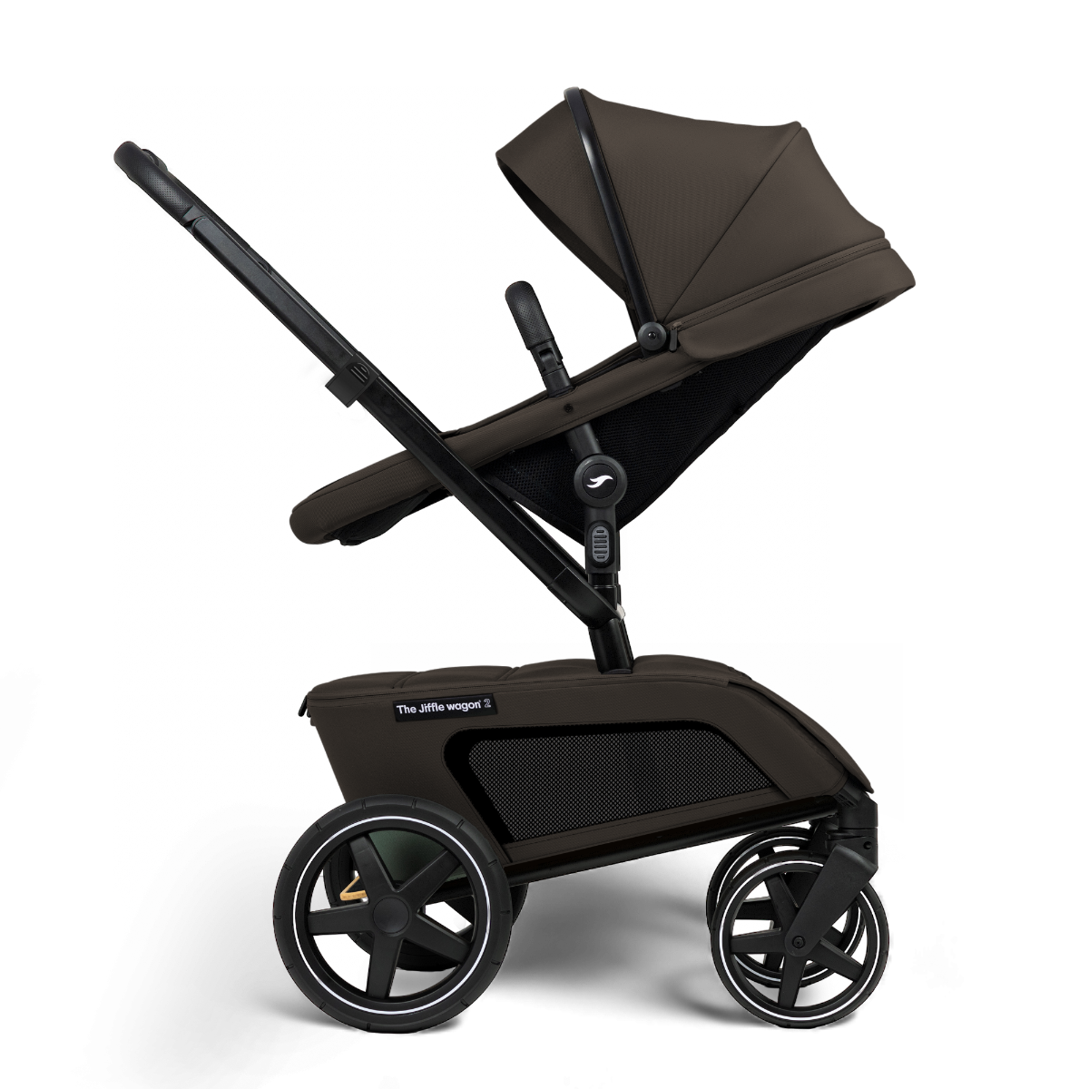 Set | Kinderwagen The Jiffle Wagon 2+ Plus Oak + Autostoel Pebble 360 Pro2 en Slide Tech Base + Accessoires null_9