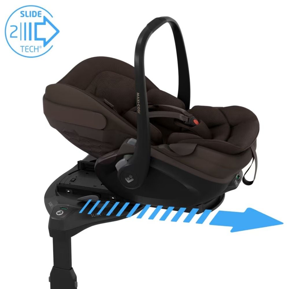Set | Autostoel Maxi-Cosi Pebble Slide Pro Espresso Brown met 2x Isofixbase Familyfix Slide Pro null_8