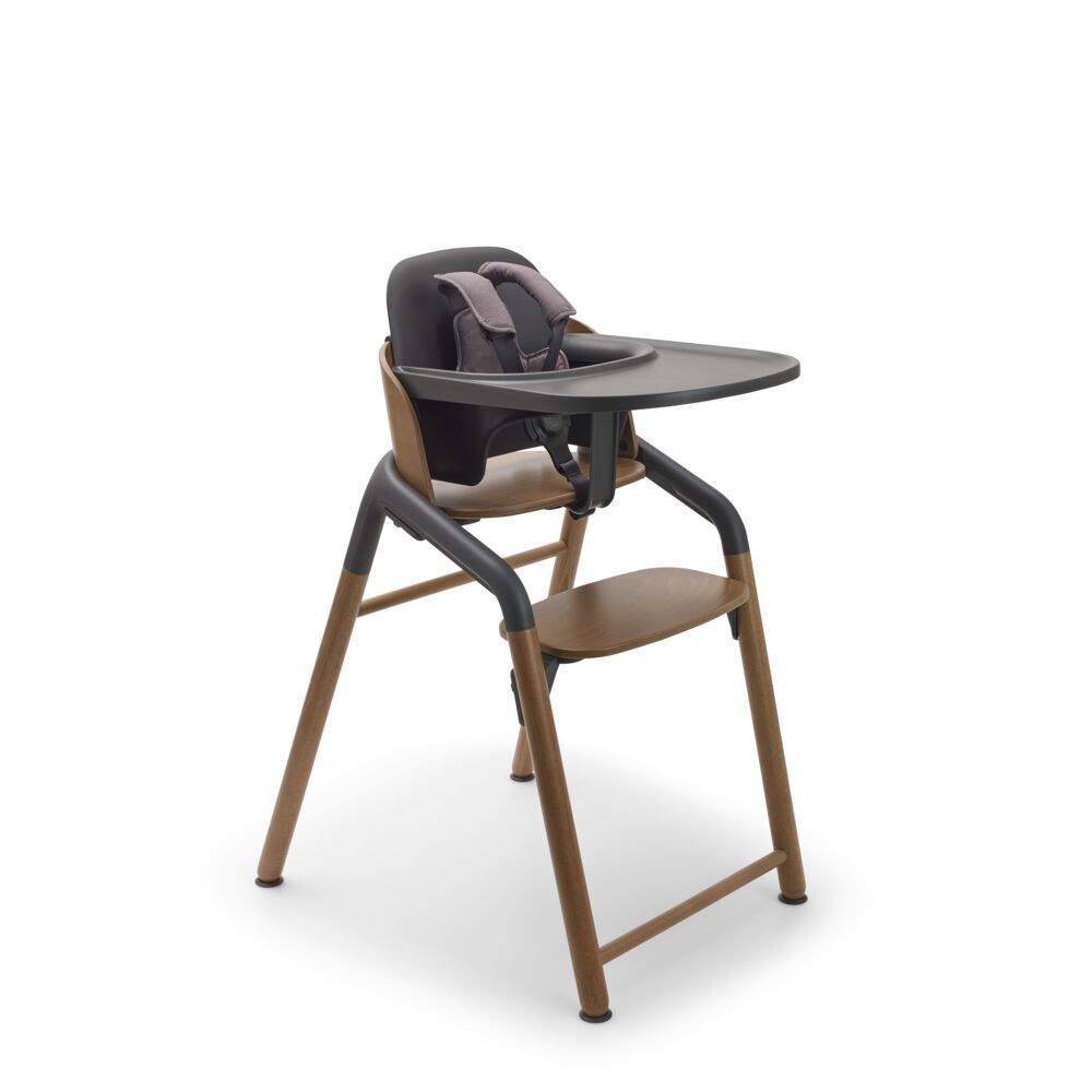 Complete Bundel | Kinderstoel Bugaboo Giraffe Warm Wood/Grey met Babyset + Eetblad null_5