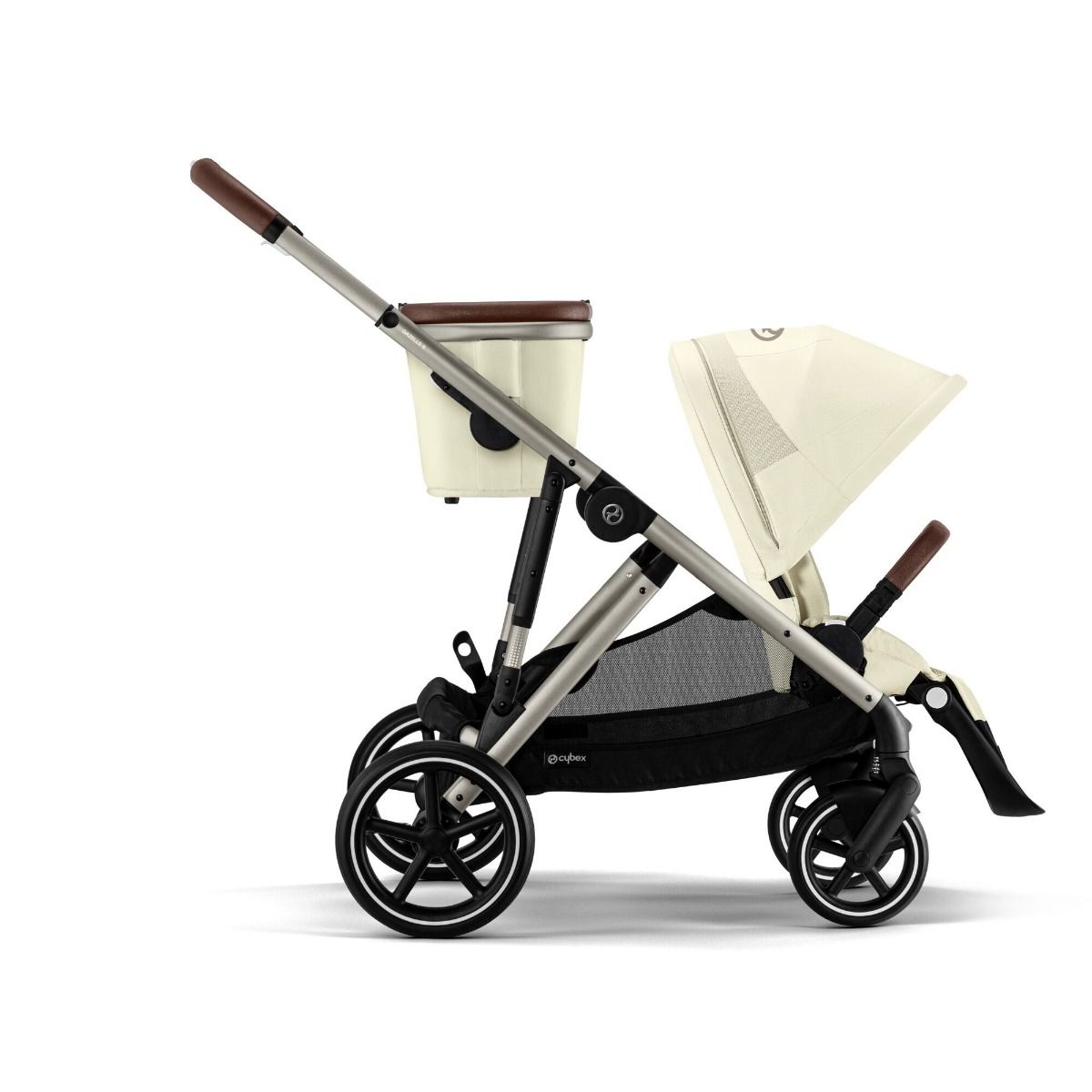 Kinderwagen Cybex Gazelle S Seashell Beige/Light Beige - Taupe Frame null_12
