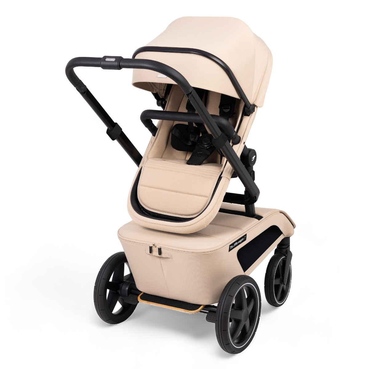 Set | Kinderwagen The Jiffle Wagon 2+ Plus Clay + GRATIS Bolderkar- en Duozitje null_9