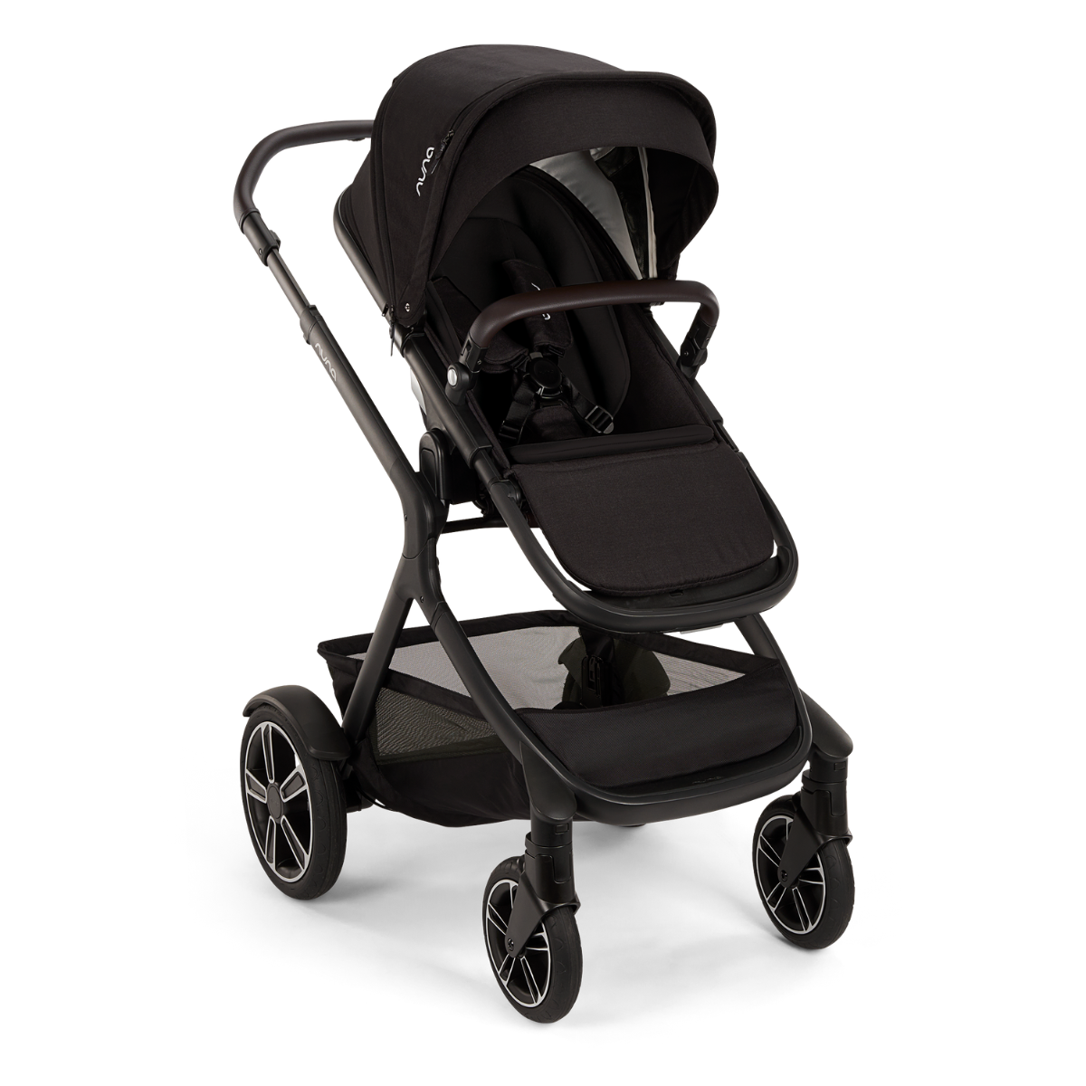 Kinderwagen Nuna DEMI Next Caviar V2 incl. meerijdplankje + Autostoel Nuna PIPA Next Caviar & Base Nuna 360 System null_5