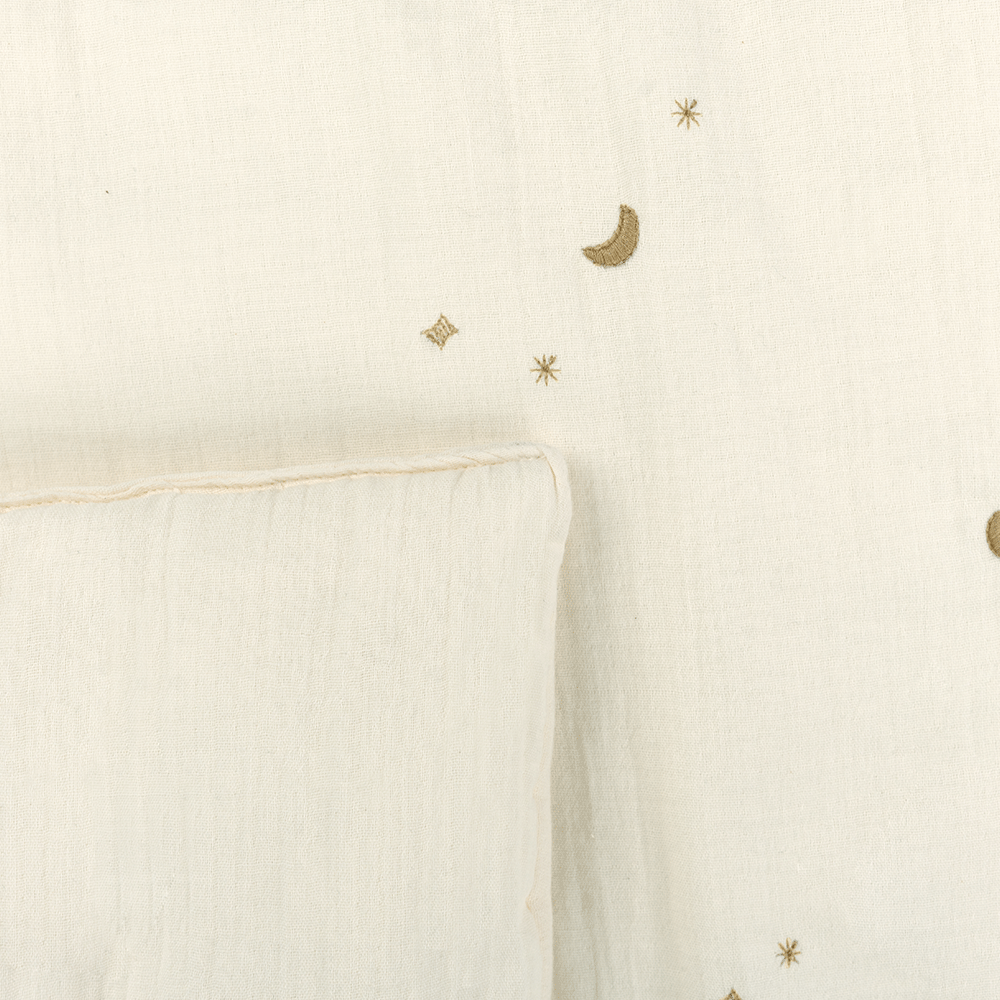 Set | Boxkleed & Babynestje Tots Tale Baby Soft Muslin Stardust Cream null_6
