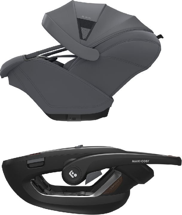 Kinderwagen Maxi-Cosi Oxford Plus V2 Moon Graphite + Autostoel Maxi-Cosi Coral Pro Slide + Base + Adapterset null_14