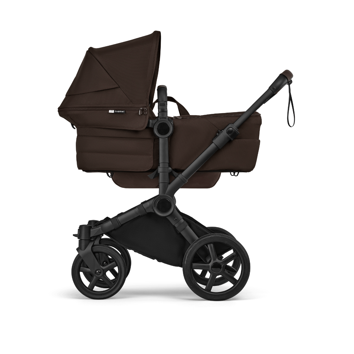 Kinderwagen Bugaboo Donkey6 Single Essential Stroller - Black/Cacoa Brown null_3