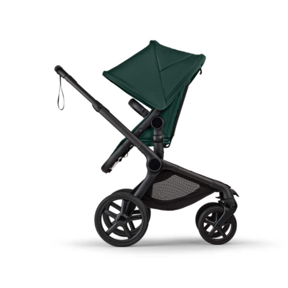 Kinderwagen Bugaboo Fox5 Renew Compleet Black/Fern Green met Autostoel Jacky Pro 360° V2 & Base null_9